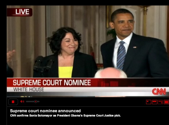 Groundbreaking Moment: Obama Nominates Sotomayor for Supreme Court