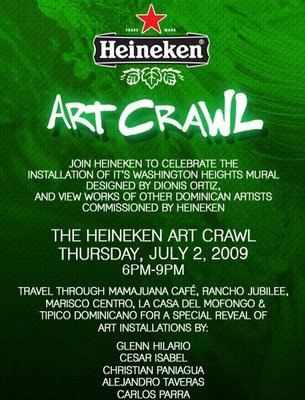 Latino Art Crawl w/Heineken on July 2nd