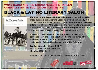 The Afro-Latin@ Reader - WNYC's next Black & Latino Literary Salon