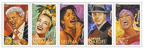 Latin Music Legends US Postal Stamps Debut in 2011