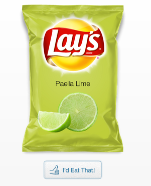 Paella Lime Lay's Potato Chips