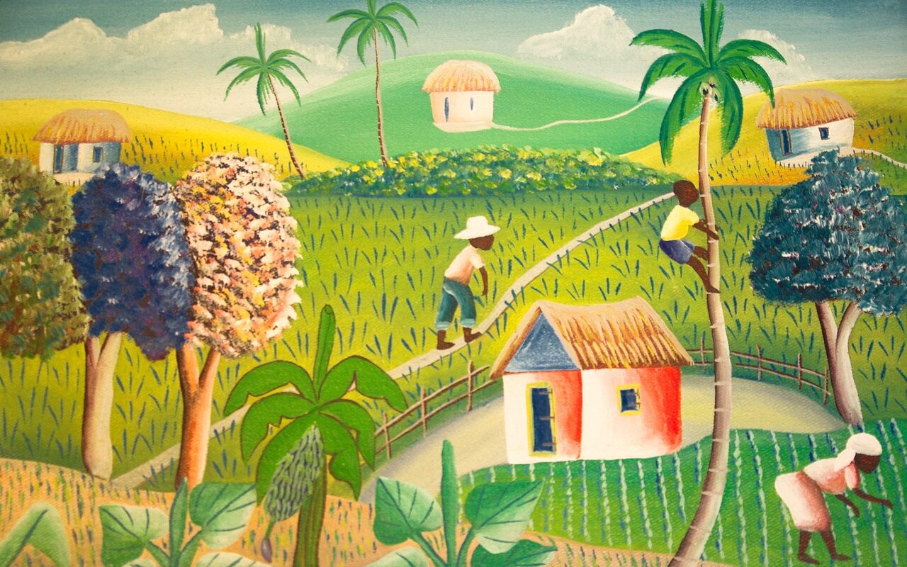 haiti painting agriculture fields 597533